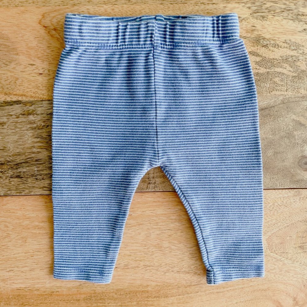 $2  Pekkle baby legging 6m unisex baby pants blue